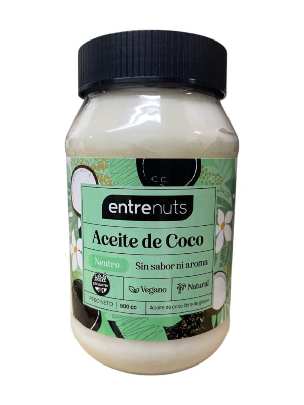 ENTRENUTS- ACEITE DE COCO NEUTRO 500CC