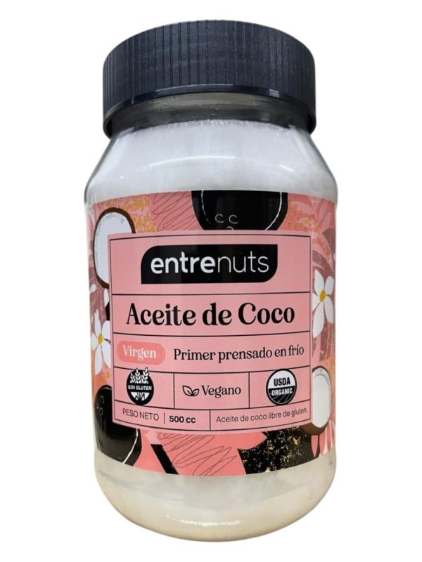 ENTRENUTS- ACEITE DE COCO VIRGEN 500CC