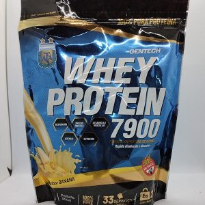 GENTECH-WHEY PROTEIN 7900 - 1 kilogramo, Banana