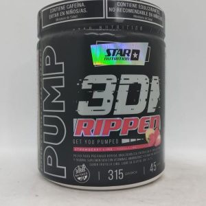 STAR NUTRITION-PUMP 3D RIPPED - Strawberry Lime